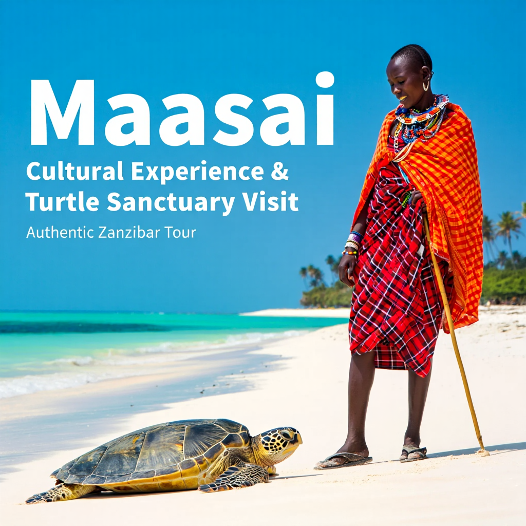 Authentic Maasai Village & Turtle Sanctuary Tour in Zanzibar – Cultural & Wildlife Experience